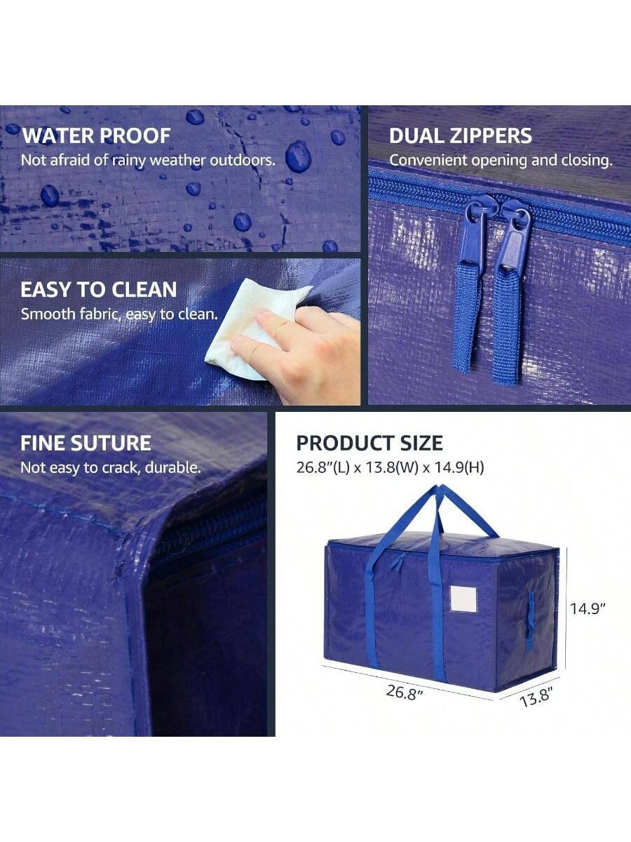 - WATER PROOF  
  Not afraid of rainy weather outdoors.

- DUAL ZIPPERS  
  Convenient opening and closing.

- EASY TO CLEAN  
  Smooth fabric, easy to clean.

- FINE SUTURE  
  Not easy to crack, durable.

- PRODUCT SIZE  
  26.8" (L) x 13.8" (W) x 14.9" (H)