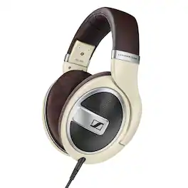 Sennheiser - Refurbished Excellent - HD 599 Wired Open Back Over-the-Ear Headphones - Ivory - Silver,Brown,White,Black