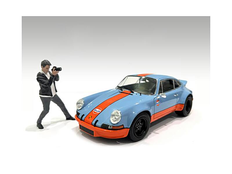 Alt View 2. American Diorama - "Photographers" 6 piece Figure Set for 1/18 Scale Models by American Diorama.