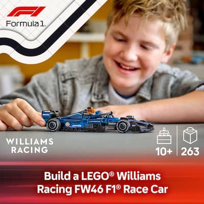 LEGO Speed Champions Williams Racing FW46 F1 Race Car Toy Building LEGO Speed Champions Williams Racing FW46 F1 Race Car Toy Building