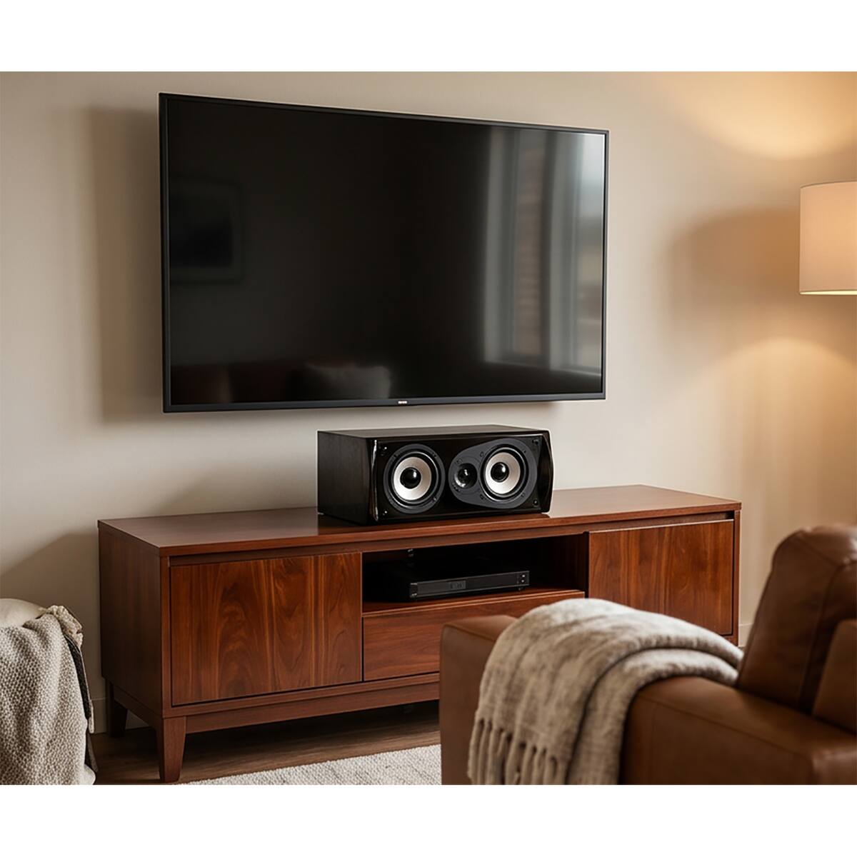 Alt View 6. Energy - Energy Connoisseur CC-5 4.5" 2.5-Way Center Channel Speaker, Black.