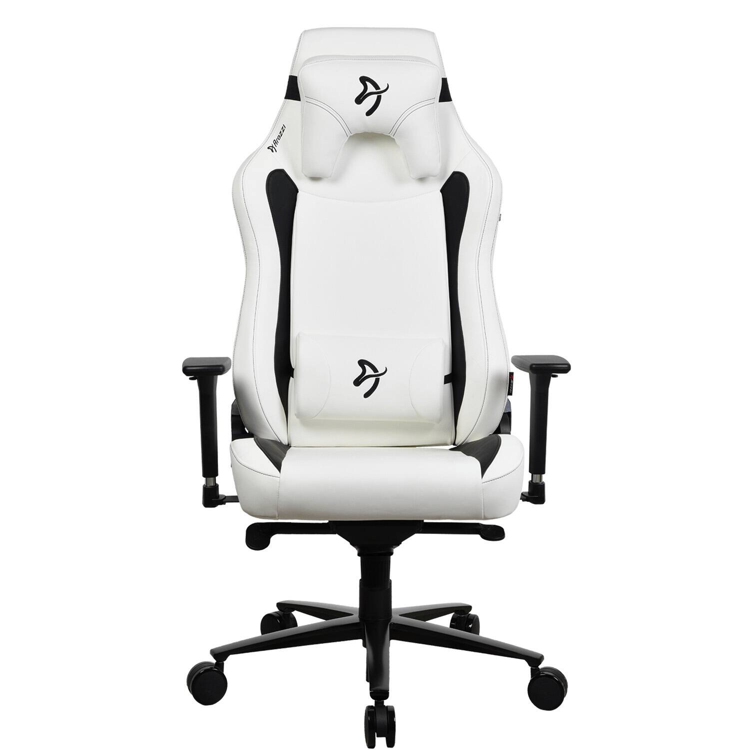 Angle. Arozzi - Vernazza Series Premium XL Soft PU Gaming Chair - White.