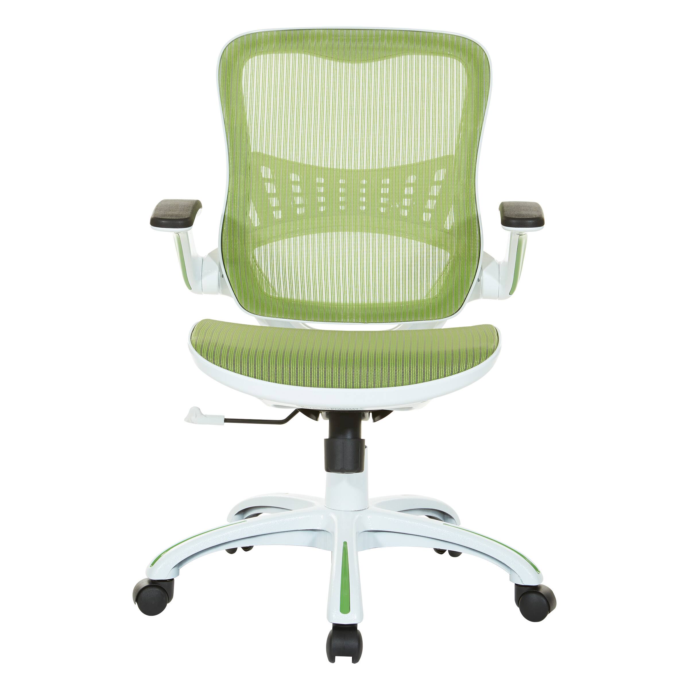 Front. OSP Home Furnishings - Riley Office Chair - Green.