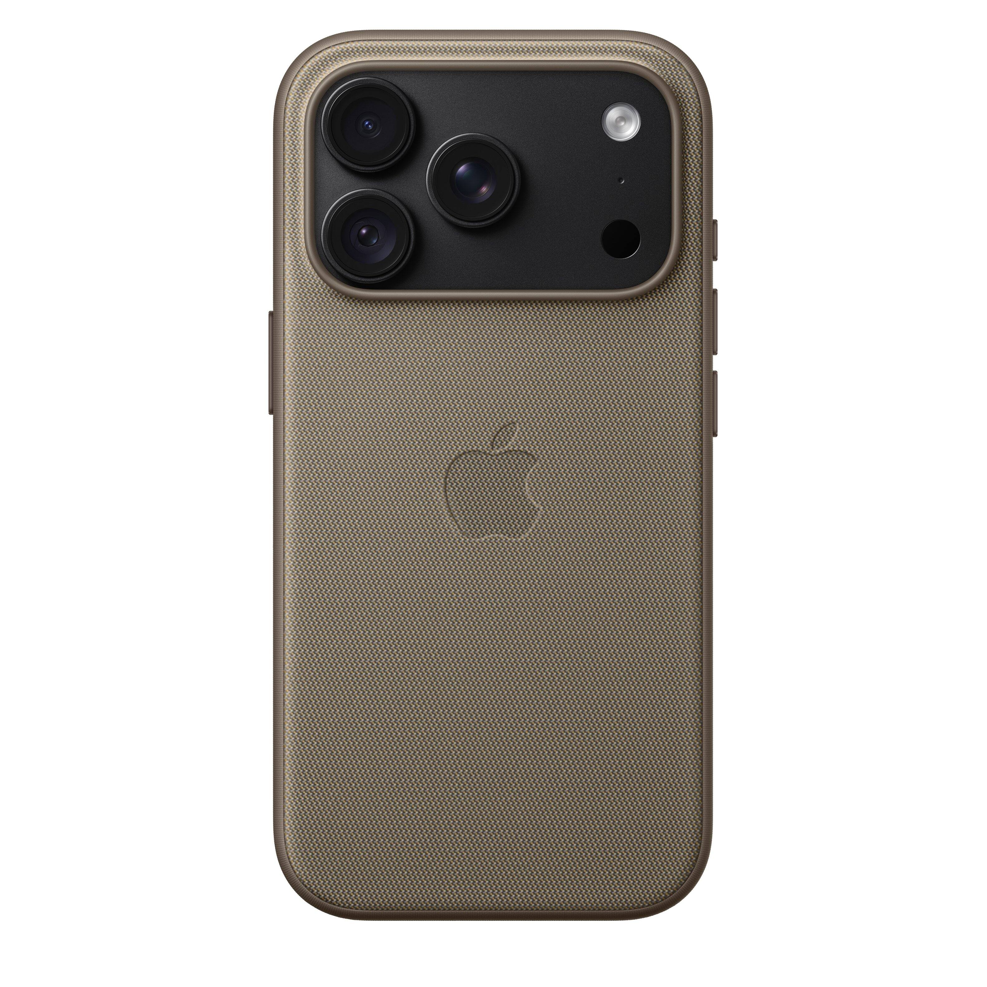 Alt View 3. Apple - iPhone 18 Pro TechWoven Case with MagSafe - Taupe.