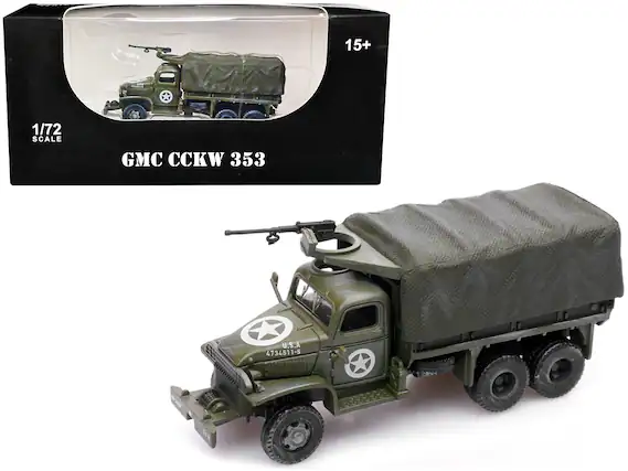 15+
1/72 SCALE
GMC CCKW 353
U.S.A
4734511-S
