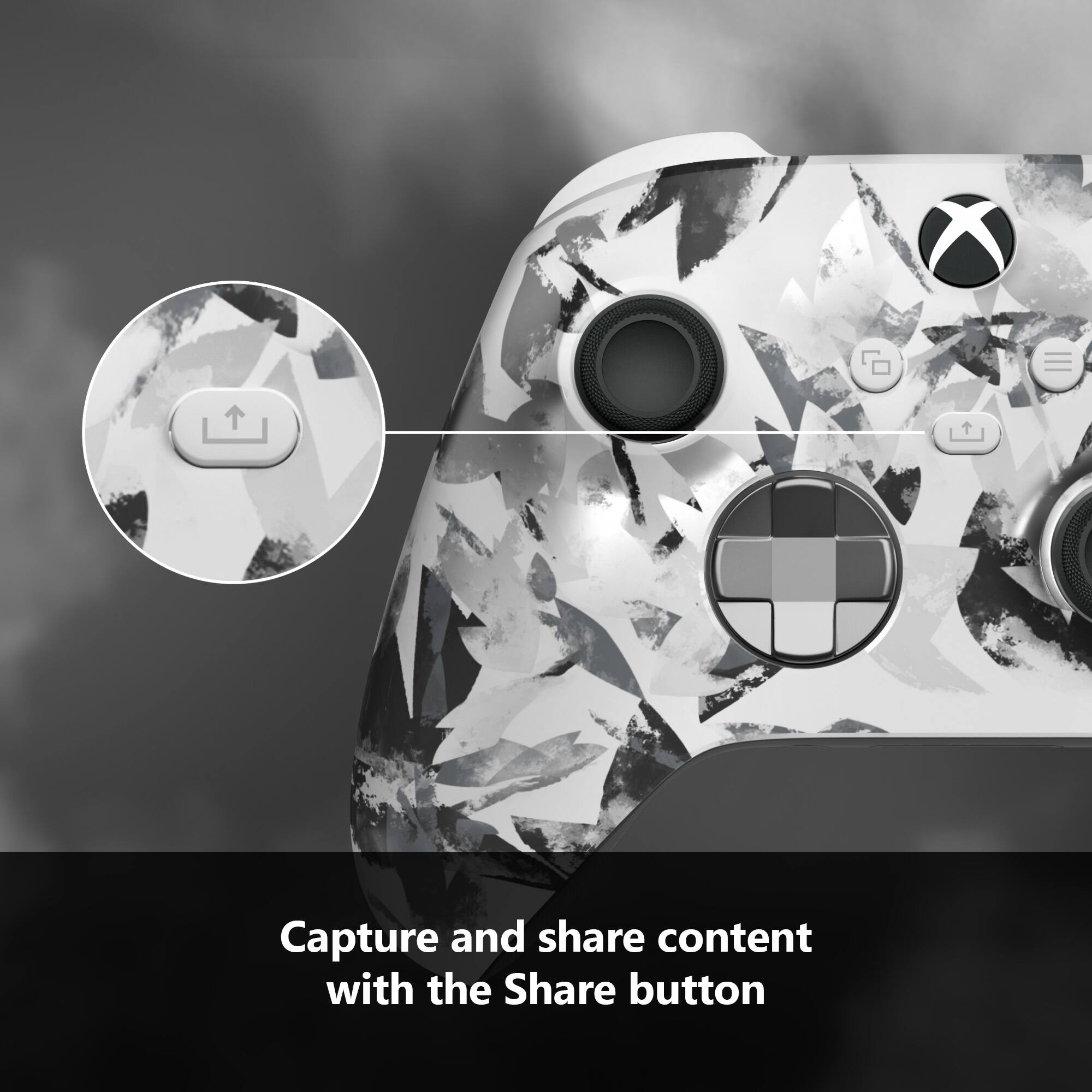 Capture and share content with the Share button