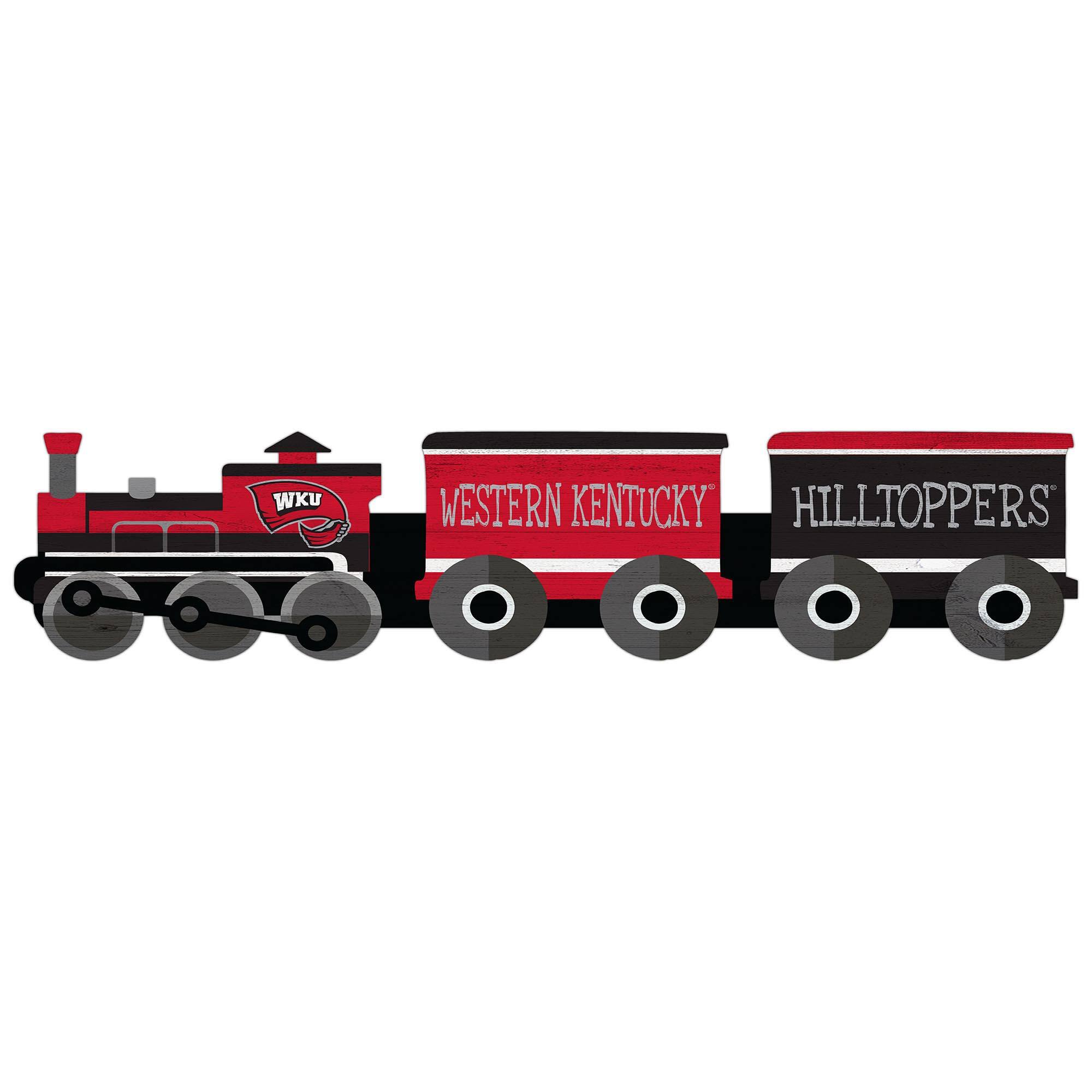 Western Kentucky Hilltoppers 6'' x 24'' Train Cutout Sign