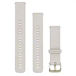 Garmin - Quick Release Bands 18mm with Soft Gold Hardware - Ivory