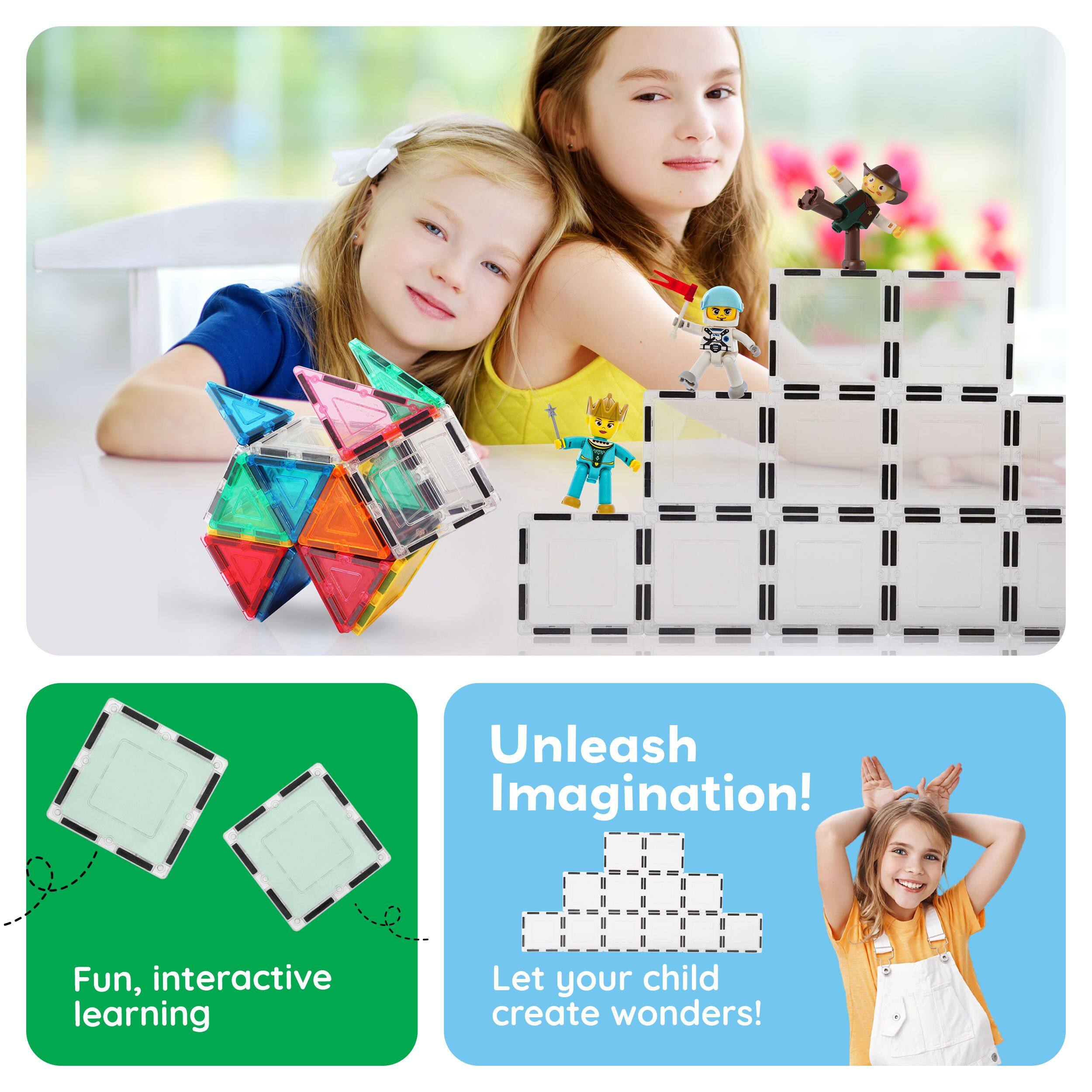Unleash Imagination!  
Fun, interactive learning  
Let your child create wonders!