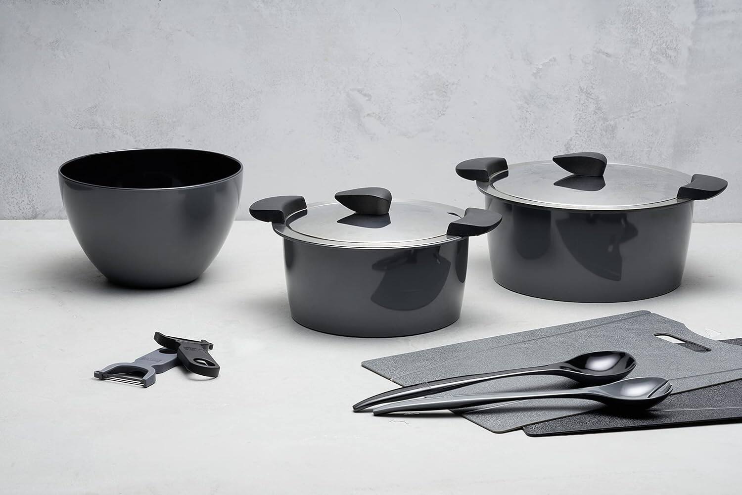 Alt View 3. Kuhn Rikon - Hotpan Stainless Steel Cooking Pot with Insulated Bowl, 3.2-Quart, Gray - Gray.