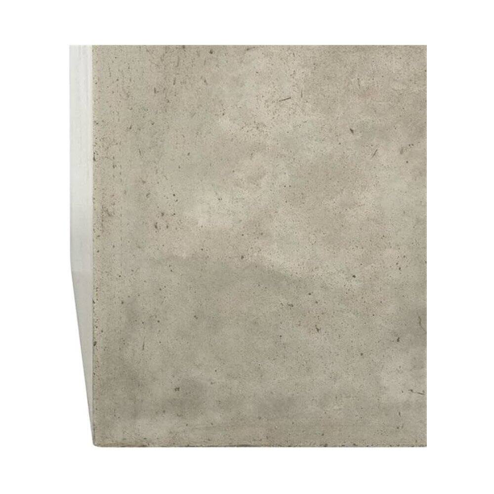 Angle. Safavieh - Tallen Dark Grey Indoor/Outdoor Modern Concrete 15.75" Coffee Table - Gray.