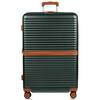 Front. Champs - Vintage II Collection Large Luggage Case - Green.