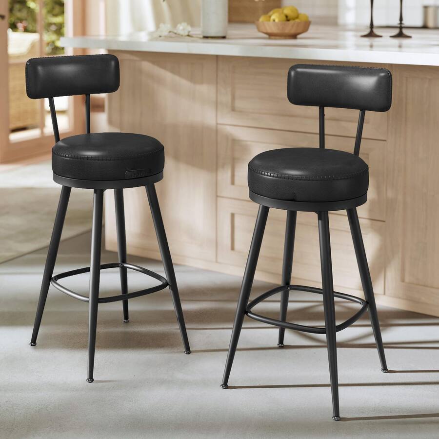 Stool Collection Set JETRANSPORT Ekho Collection Bar Stools Set Of 2 Swivel Height With ...
