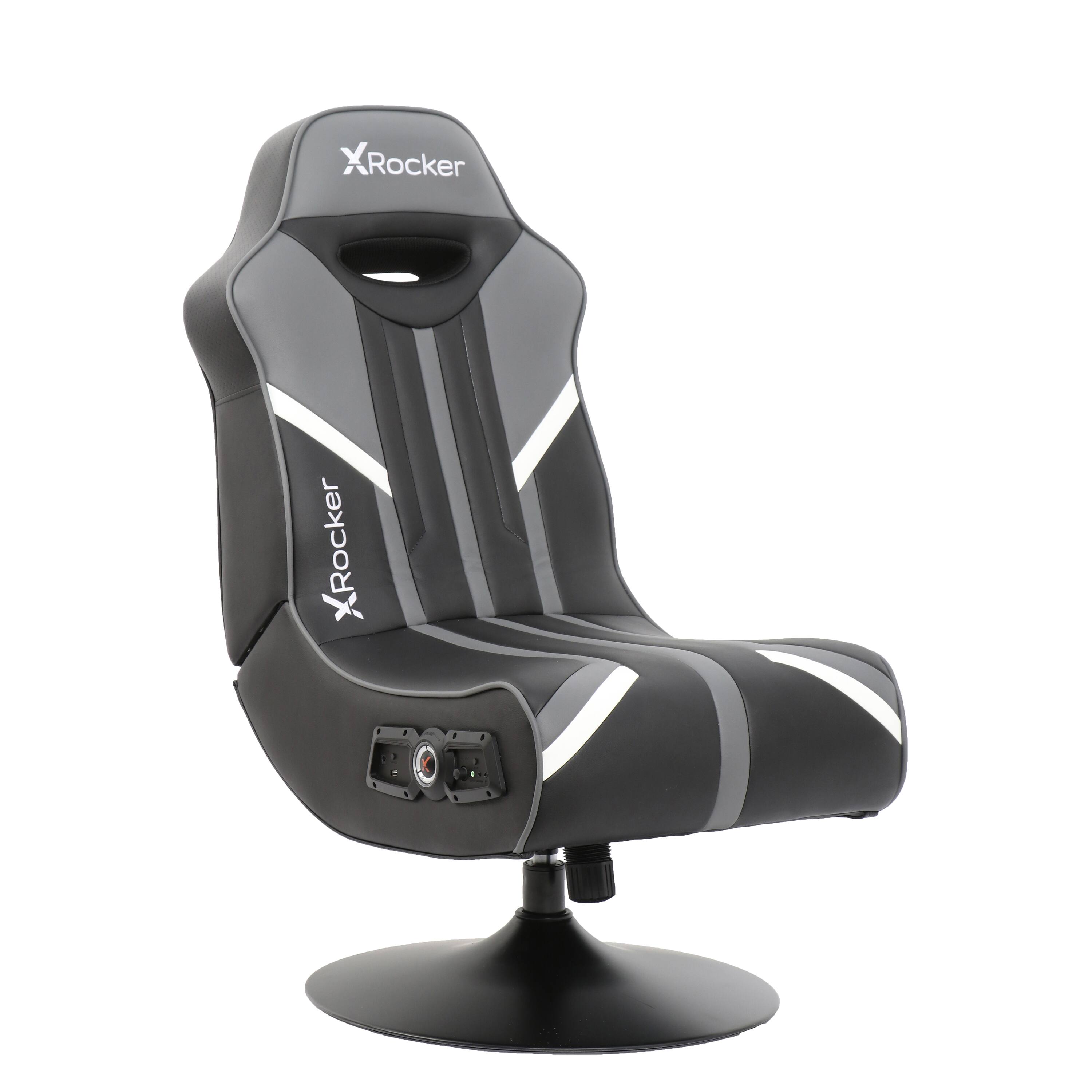 X Rocker Nebula 2.1 BT Gaming Chair Black and Gray 5155201 - Best Buy