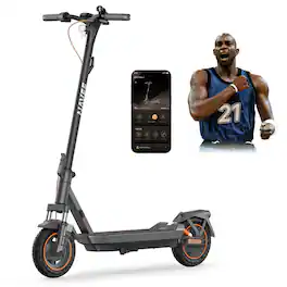 NAVEE - GT3 Max Electric Scooter with 46.6miles Max Operating Range and 20mph Max Speed - Black