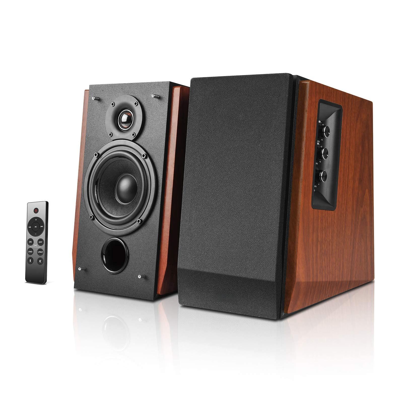 Pacoar Cade - R1700bts Active Bookshelf Speakers Wireless Near Field Studio Monitor Rms Subwoofer Line Out - Default