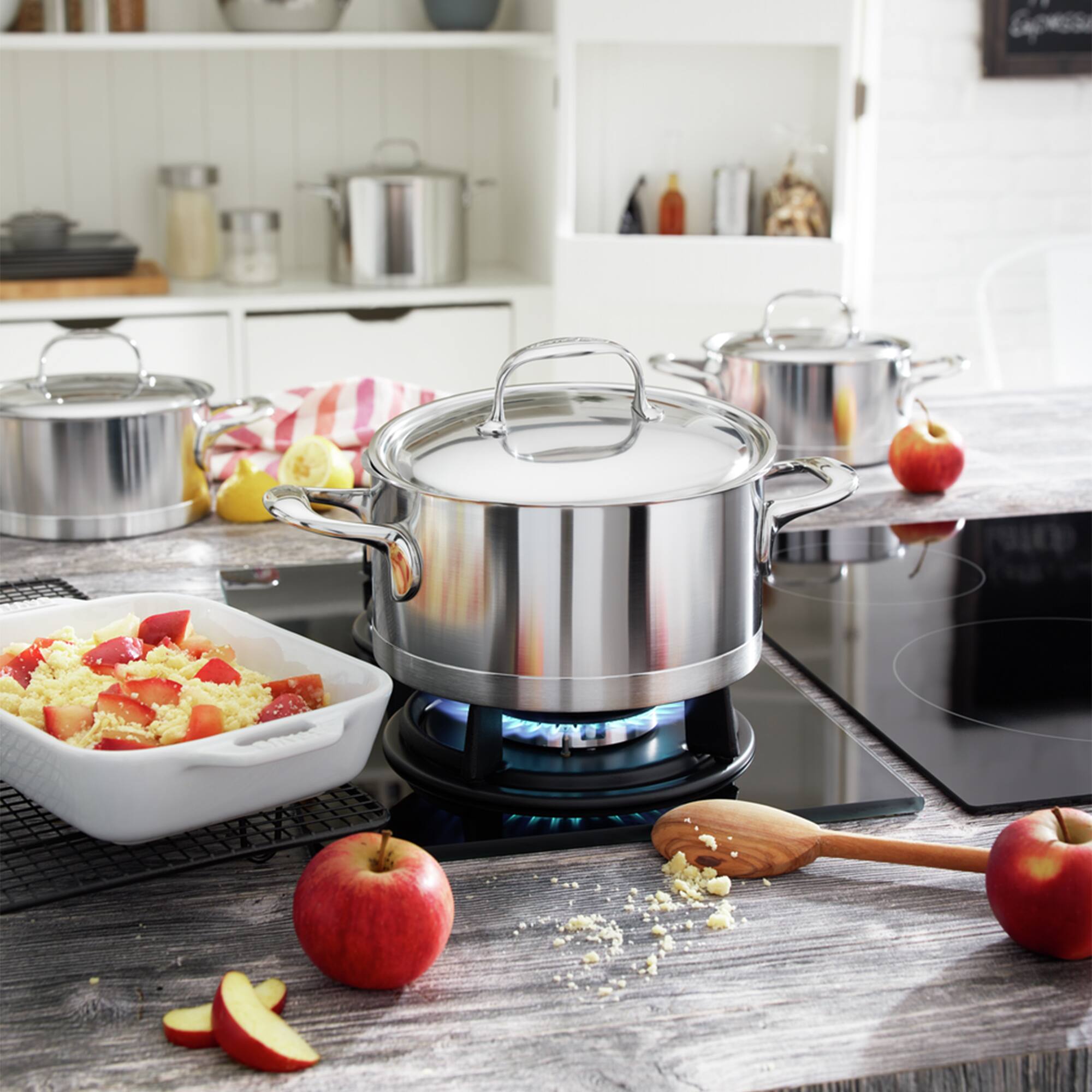 Alt View 3. Demeyere - Demeyere Atlantis Proline 7 5.5-qt Stainless Steel Dutch Oven - Stainless Steel.