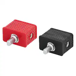 Install Bay - IBWRD04 Dual 1/0 AWG to 4 AWG Input Wire Reducer, Pair - Black/Red