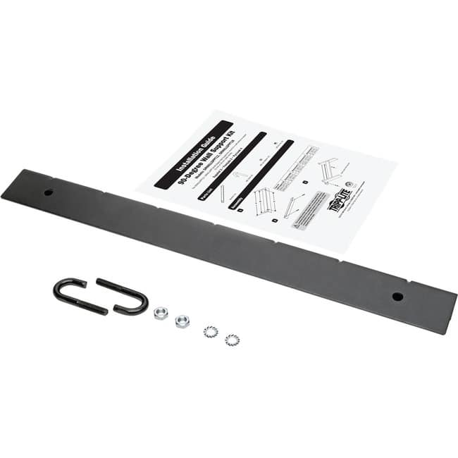 Eaton Tripp Lite Series Wall Support Kit for 18 in. Cable Runway, Straight and 90-Degree - Hardware Included - Black