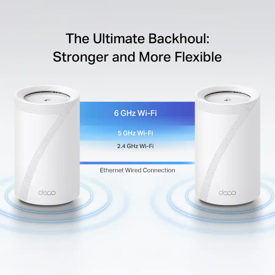 TP Link Deco 7 Pro BE11000 Tri Band Wi Fi 7 Whole Home Mesh Router ...
