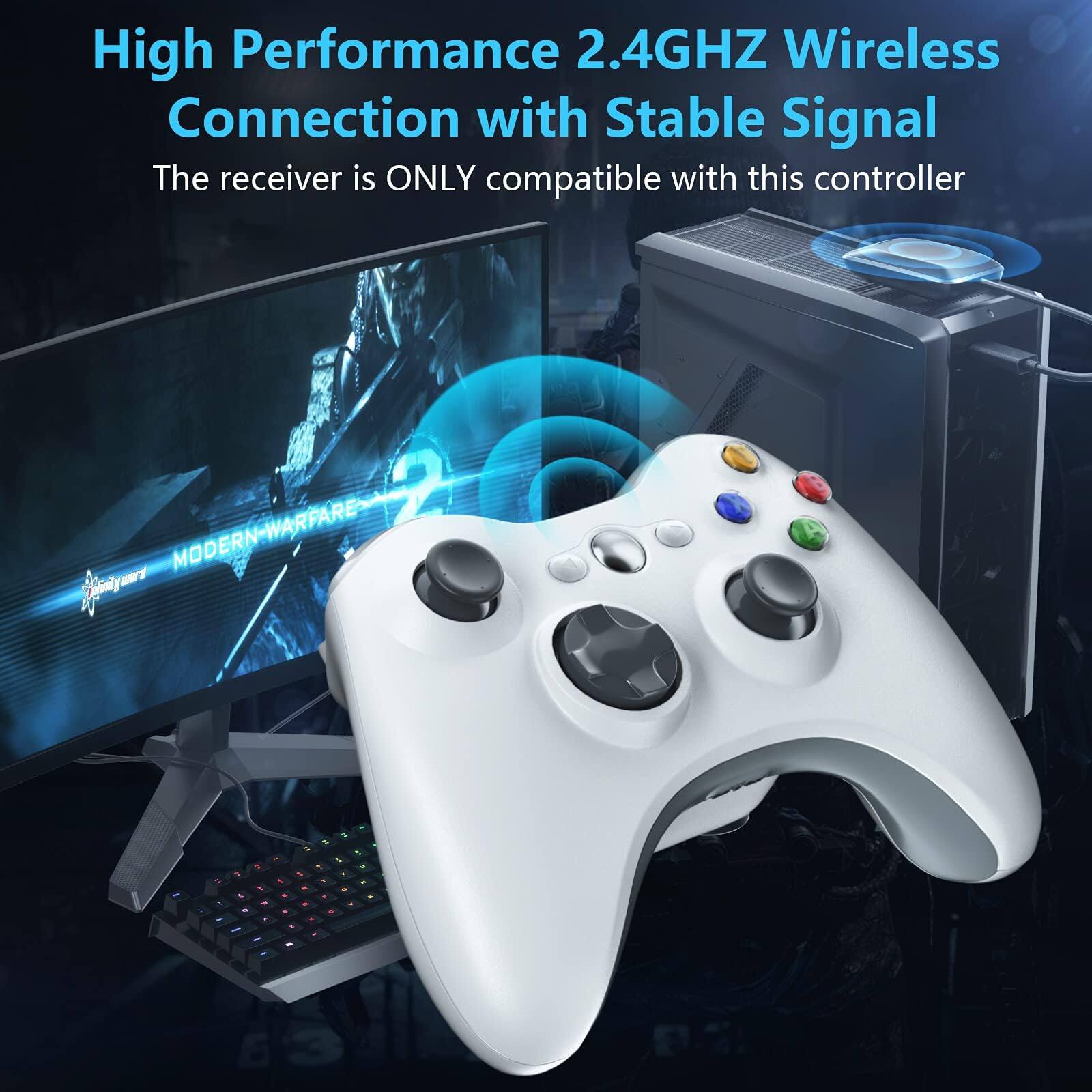 High Performance 2.4GHz Wireless Connection with Stable Signal  
The receiver is ONLY compatible with this controller