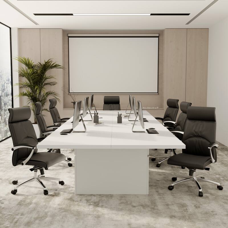Left. LeisureMod - Vantage Executive Office Chair High Back PU Leather Adjustable Swivel Chair - Black.