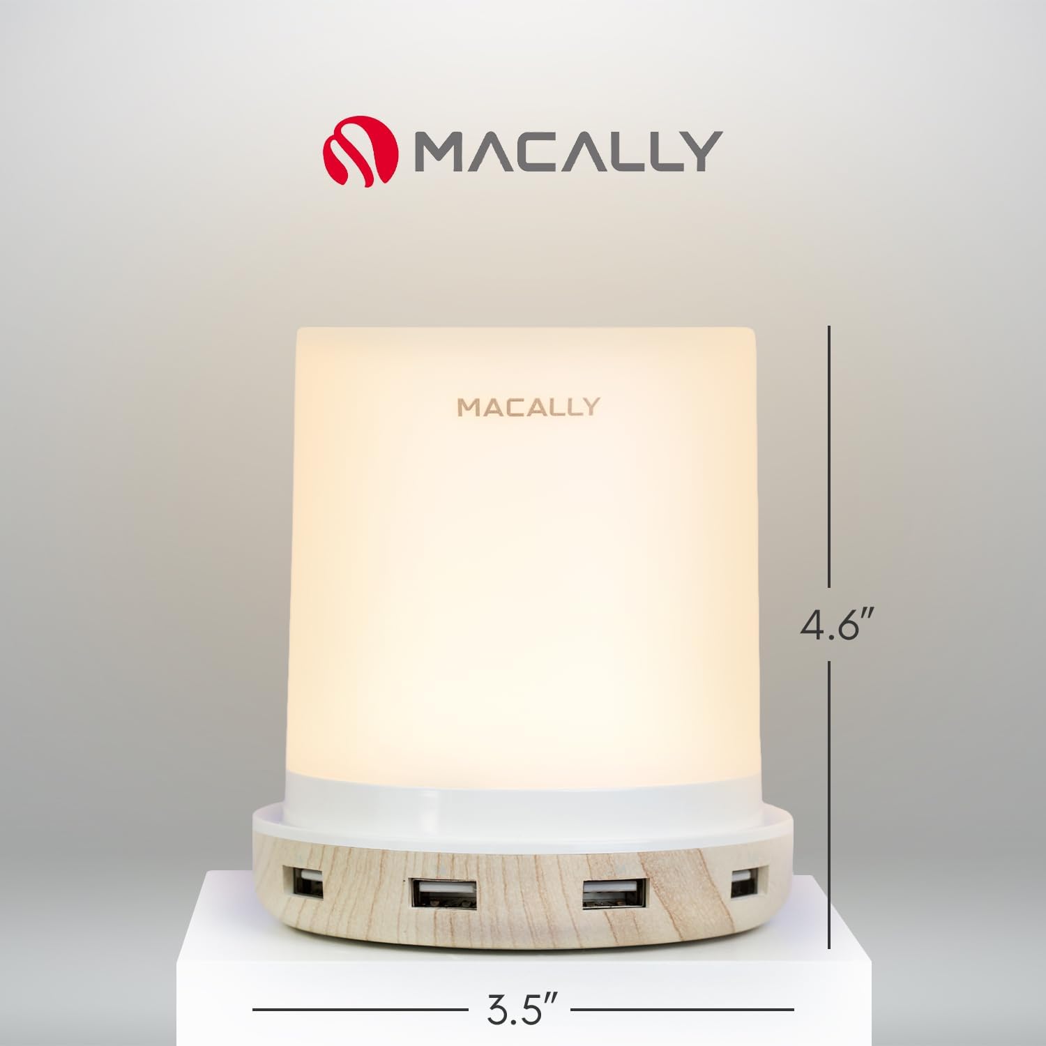MACALLY  
4.6"  
3.5"