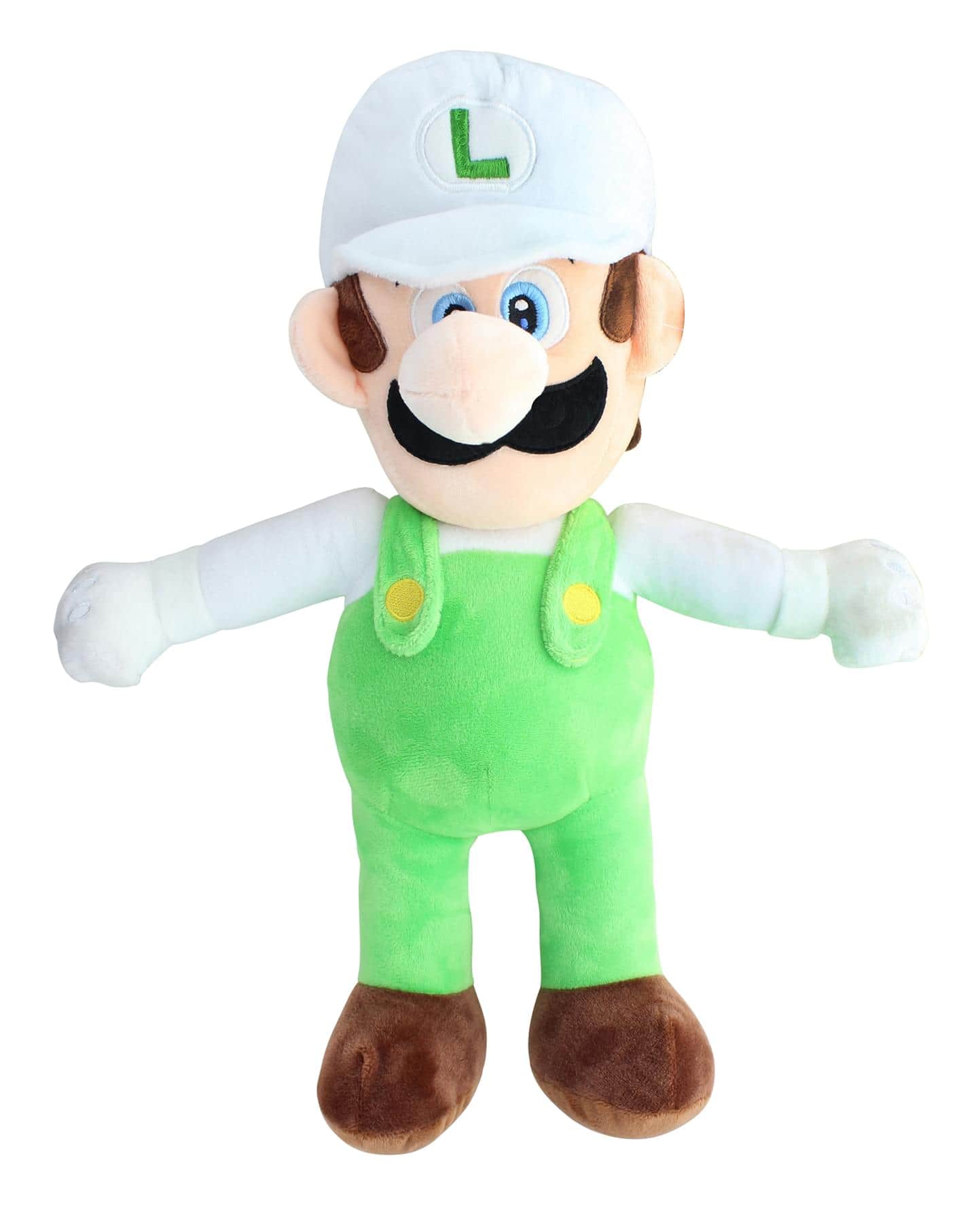 Super Mario Bros. - Super Mario 16 Inch Character Plush | Fire Luigi - Green