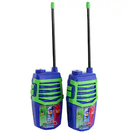 Sakar - PJ Masks 2 in 1 Walkie Talkies with Built In Flashlight - Blue