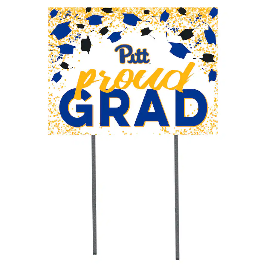 Jardine Pitt Panthers 18'' x 24'' Grad Yard Sign White 4940138 - Best Buy