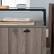 Alt View 19. Walker Edison - Rectangular Modern Steel / Tempered Glass Side Table - Slate Grey.