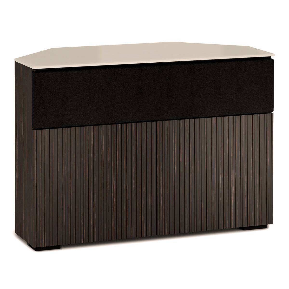 Front. Salamander Designs - Salamander Designs Chameleon Collection Manhattan 329 Corner Speaker Integrated Twin AV Cabinet - Taupe/Ebony.