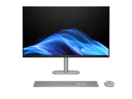 HP - OmniStudio X All-in-One Computer 31.5" 4K UHD Intel Core Ultra 7, 16 GB;1 TB - Meteor silver