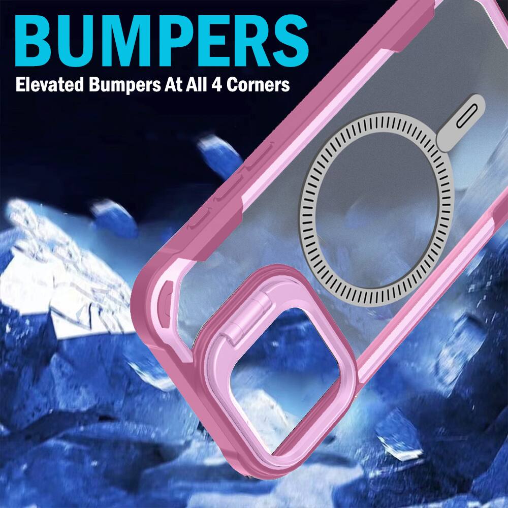BUMPERS  
Elevated Bumpers At All 4 Corners