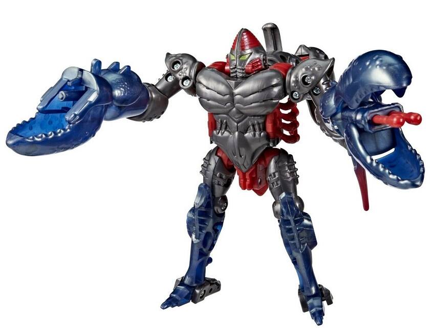 Alt View 3. Hasbro - Transformers Vintage Beast Wars Action Figure | Scorponok - Blue.