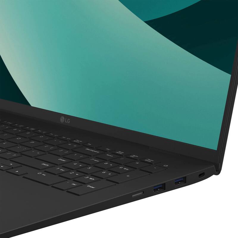 Alt View 3. LG - LG gram 17" Touchscreen Laptop,Intel Ultra 7 258V,32GB LPDDR5X,1TB SSD,Backlit Keyboard,Win 11,Black - Black.