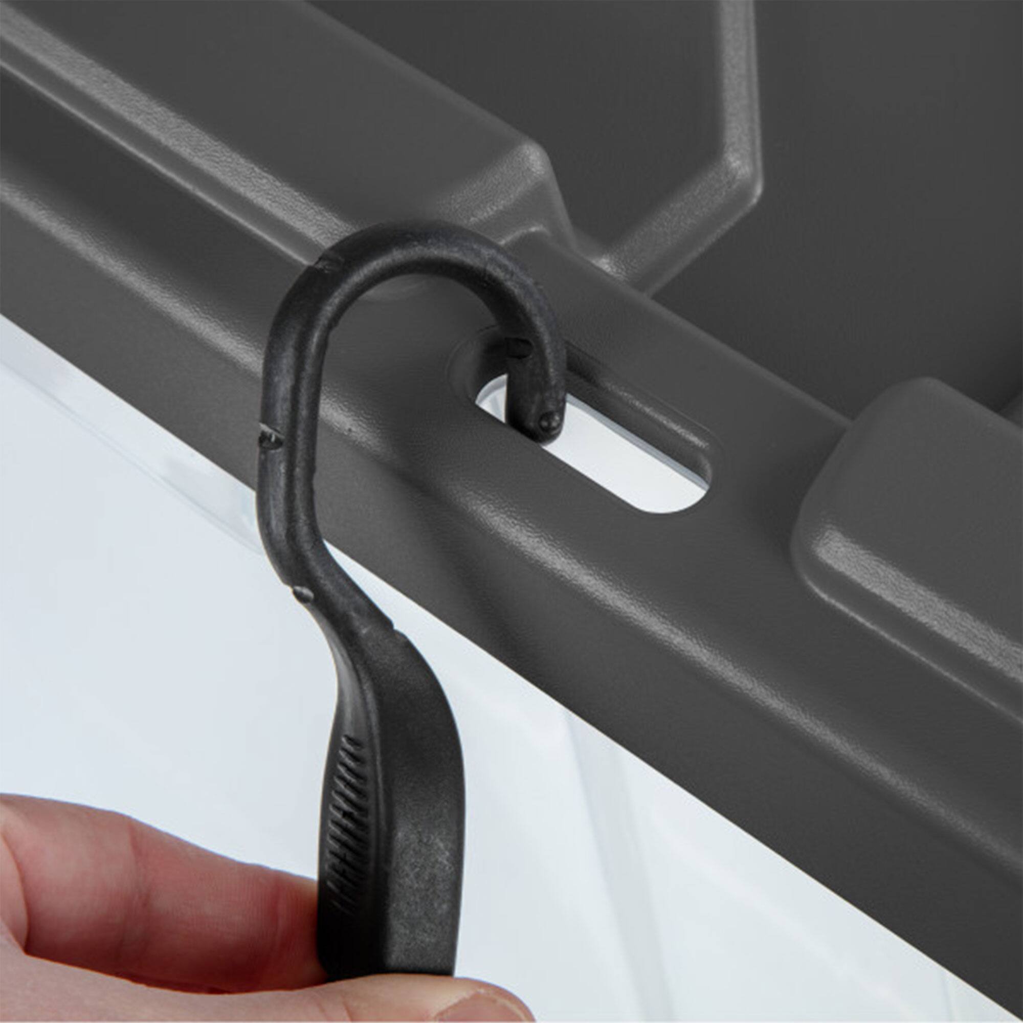 Alt View 3. Sterilite - Sterilite 160 Qt Latching Stackable Wheeled Storage Box Container w/ Lid, 2 Pack.