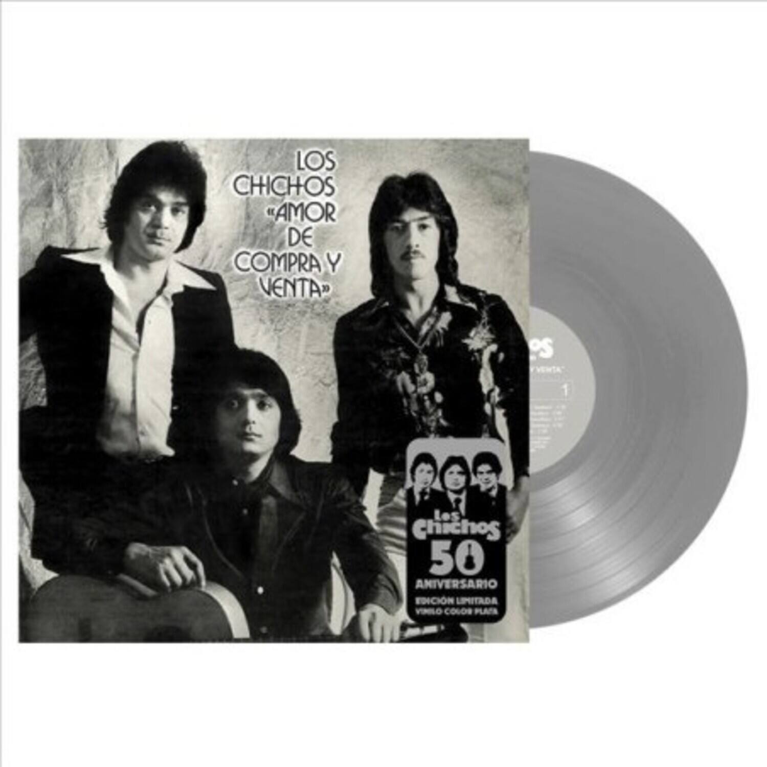 Los Chichos - Amor De Compra Y Venta: 50th Anniversary - Silver Vinyl   - VINYL LP price history on PriceWatchPro
