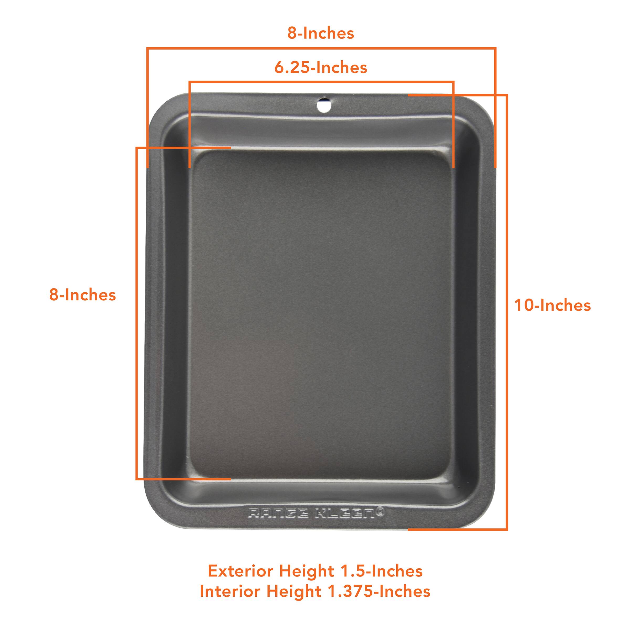 8-Inches, 6.25-Inches, 8-Inches, 10-Inches, Exterior Height 1.5-Inches, Interior Height 1.375-Inches