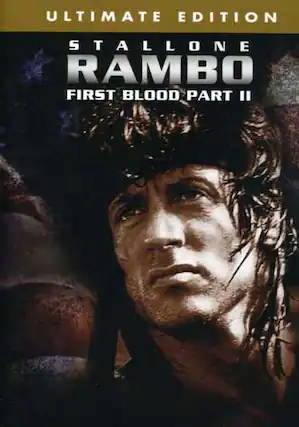 Front. Rambo: First Blood Part II - DVD.
