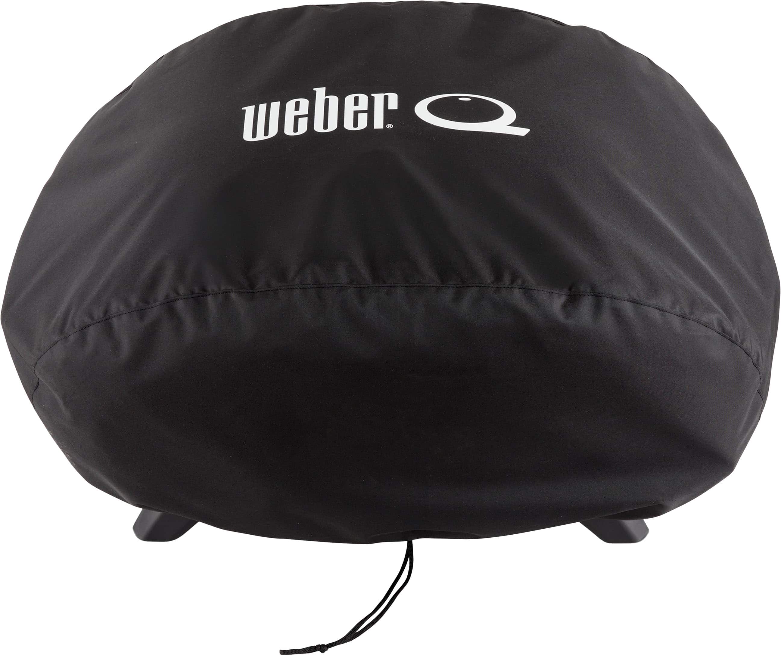 Weber - Premium Bonnet Cover For Q 2800N+ Gas Grill - Black - Angle_Zoom