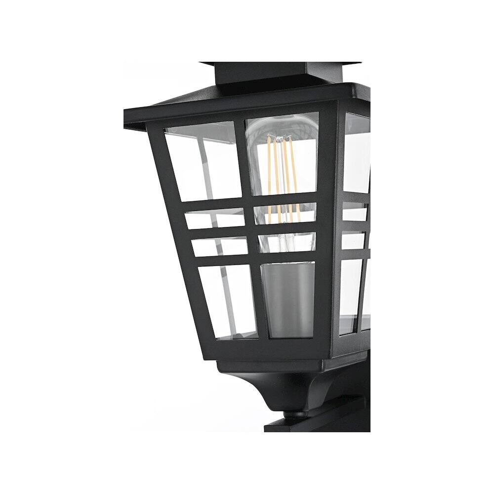 Alt View 2. Elegant Lighting - Macon 7 inch Outdoor Pendant in Black - Black.