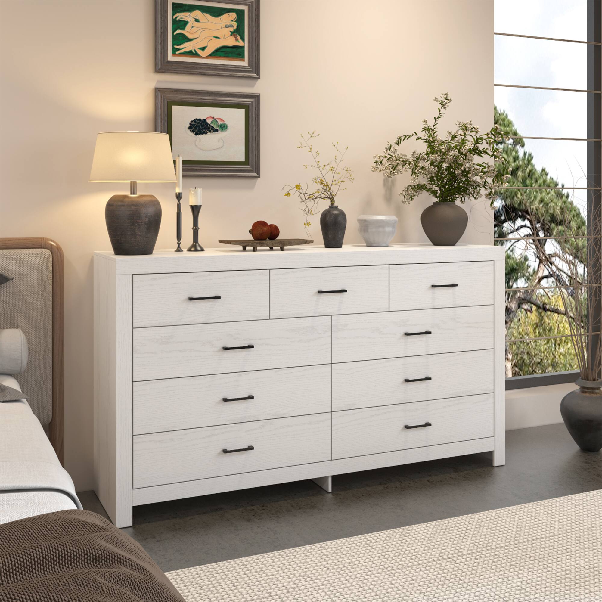 fami Famapy Horizontal Dresser Minimalist Modern Drawer Cabinet