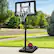 Front. Best Choice Products - Best Choice Products Adjustable Regulation-Size Basketball Hoop, Portable Sport System w/ Fillable Base - Black/Gray - Black/Silver.