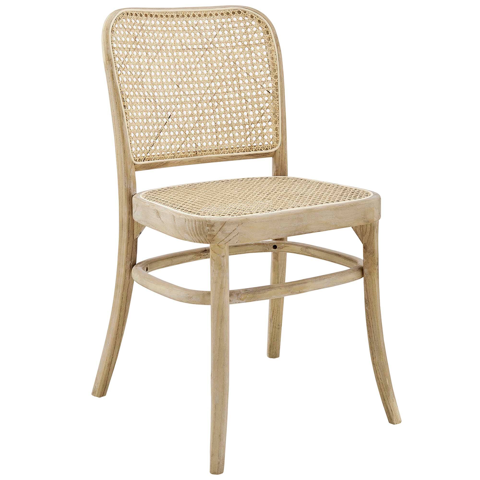 Back. Modway - Winona Wood Dining Side Chair Set of 2 by Modway - Gray.