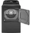 Alt View 1. GE - 7.4 Cu. Ft. Electric Dryer with Sensor Dry - Diamond Gray.