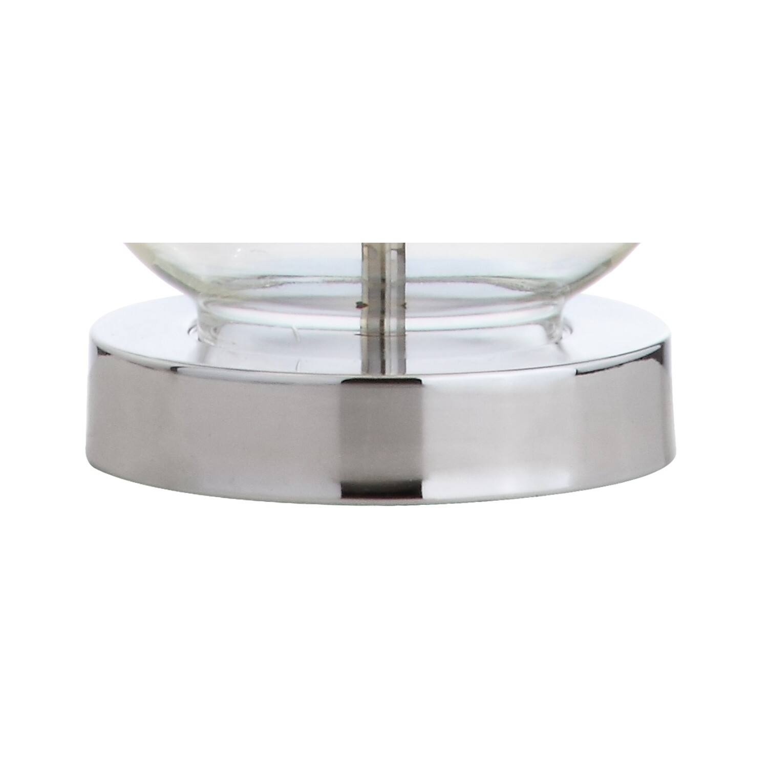 Alt View 7. Jonathan Y - Colette 20" Mini Glass LED Table Lamp, Clear - Clear.