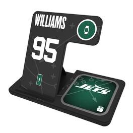 Keyscaper - Quinnen Williams Ready 3-in-1 Charging Station - Black