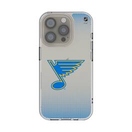 Keyscaper - NHL - St. Louis Blues Linen Logo iPhone Clear Case - 15 - Multicolor