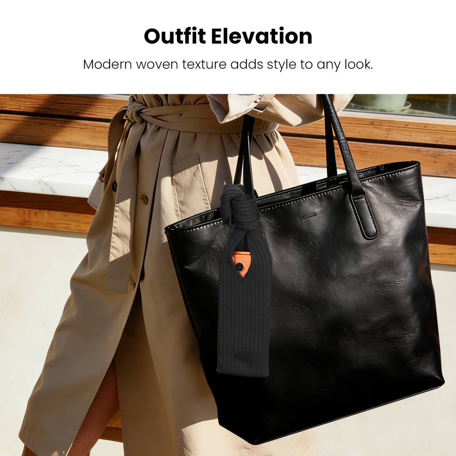 Outfit Elevation  
Modern woven texture adds style to any look.